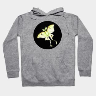 Luna Moth Circle Hoodie